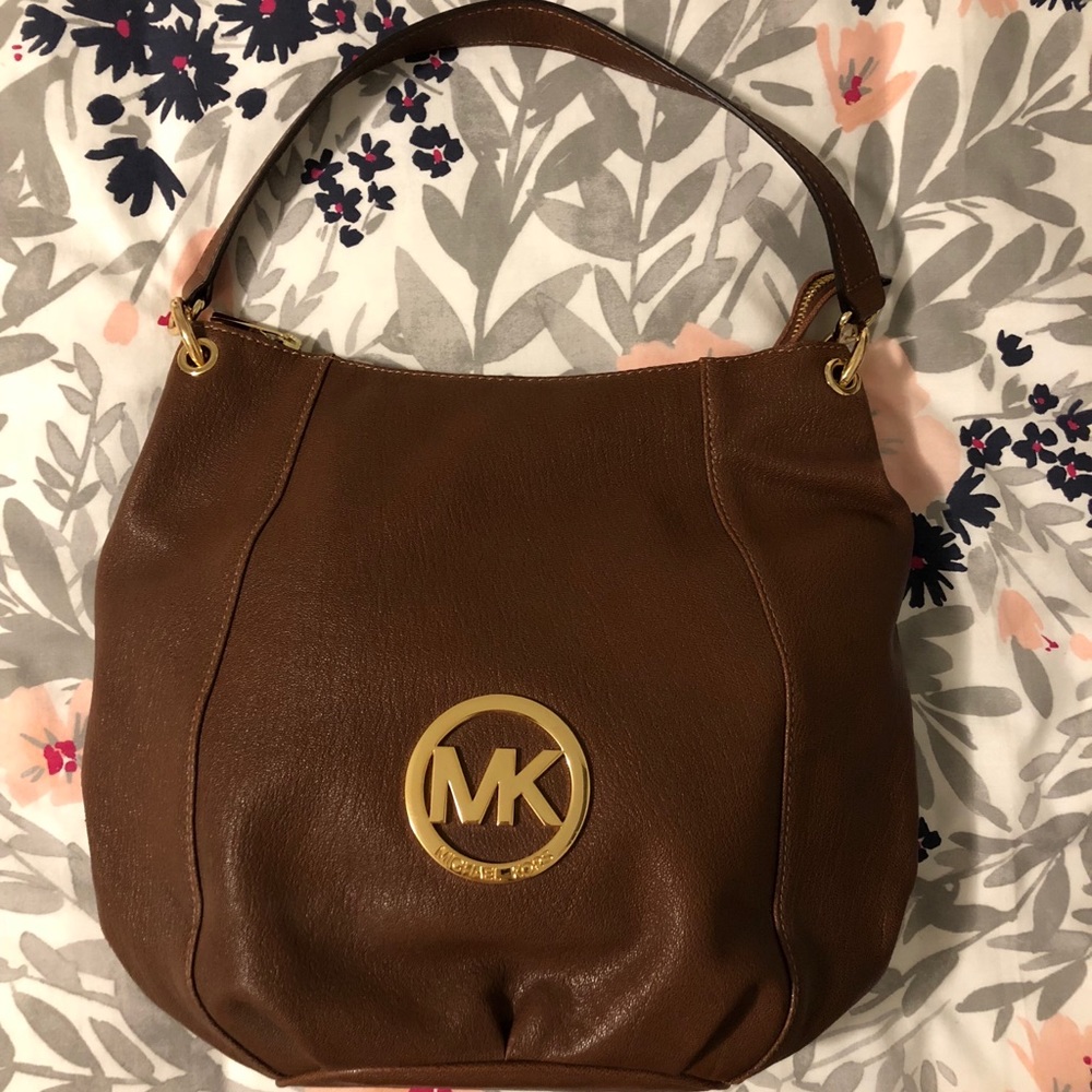 Michael Kors Brown Leather Purse